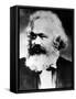 Karl Marx, German Political, Social and Economic Theorist, Late 19th Century-null-Framed Stretched Canvas