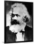 Karl Marx, German Political, Social and Economic Theorist, Late 19th Century-null-Framed Giclee Print