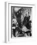 Karl Marx German Political Theorist Working on Das Kapital with Engels-Shukow-Framed Photographic Print