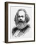 Karl Marx German Radical Political Thinker-null-Framed Art Print