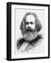 Karl Marx German Radical Political Thinker-null-Framed Art Print