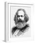 Karl Marx German Radical Political Thinker-null-Framed Art Print