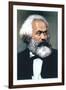 Karl Marx, German Social, Political and Economic Theorist-null-Framed Giclee Print