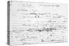 Karl Marx's Manuscript for 'Das Kapital,' 1867-null-Stretched Canvas