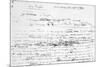 Karl Marx's Manuscript for 'Das Kapital,' 1867-null-Mounted Premium Giclee Print