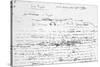 Karl Marx's Manuscript for 'Das Kapital,' 1867-null-Stretched Canvas