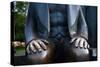 Karl Marx Statue's Hands, Berlin, Germany-Felipe Rodriguez-Stretched Canvas