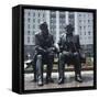 Karl Marx Statue-null-Framed Stretched Canvas