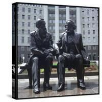 Karl Marx Statue-null-Stretched Canvas
