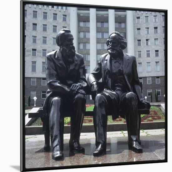 Karl Marx Statue-null-Mounted Photographic Print