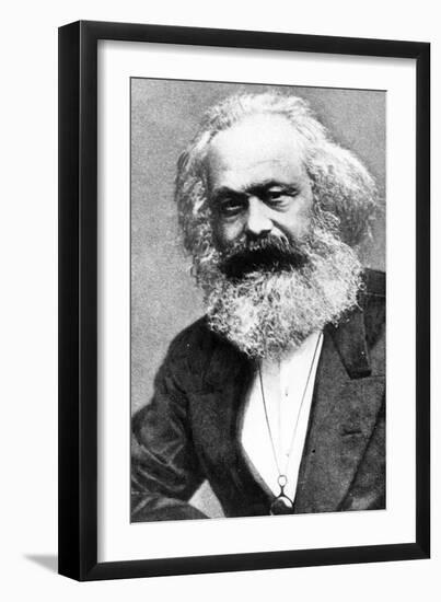 Karl Marx-Russian Photographer-Framed Giclee Print