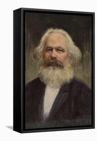 Karl Marx-null-Framed Stretched Canvas