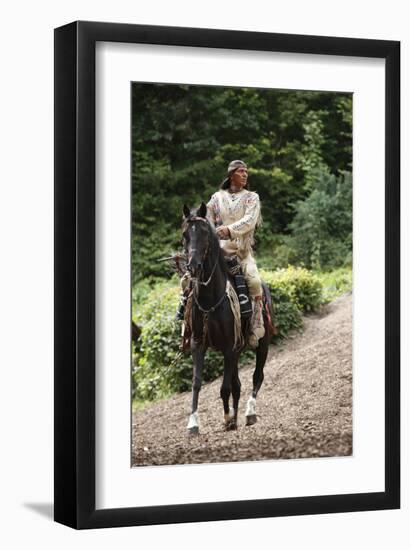 Karl May Festival in Lennestadt-Elspe, Sauerland, North Rhine-Westphalia, Germany-null-Framed Art Print