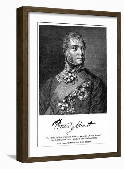 Karl Philipp Wrede-GE Weber-Framed Art Print