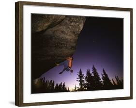 Karl's Overhang Donner Summit, California, USA-null-Framed Photographic Print