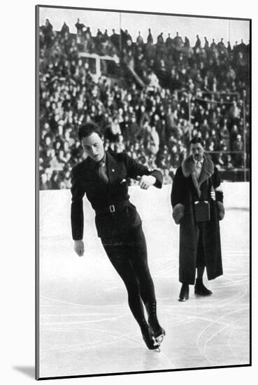 Karl Schäfer, Austrian Figure Skater, Winter Olympic Games, Garmisch-Partenkirchen, Germany, 1936-null-Mounted Giclee Print