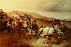 The Wedding Cart-Karl Schindler-Stretched Canvas
