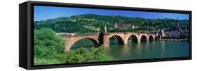 Karl-Theodor Bridge Heidelberg Germany-null-Framed Stretched Canvas