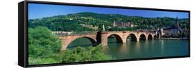 Karl-Theodor Bridge Heidelberg Germany-null-Framed Stretched Canvas