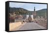 Karl Theodor Bridge with Stadttor Gate and Heilig Geist Church-Markus-Framed Stretched Canvas