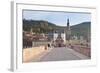 Karl Theodor Bridge with Stadttor Gate and Heilig Geist Church-Markus-Framed Photographic Print
