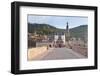 Karl Theodor Bridge with Stadttor Gate and Heilig Geist Church-Markus-Framed Photographic Print