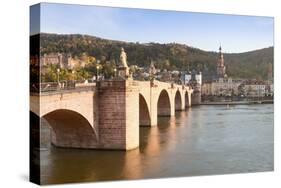 Karl Theodor Bridge with Stadttor Gate-Markus-Stretched Canvas