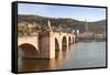 Karl Theodor Bridge with Stadttor Gate-Markus-Framed Stretched Canvas