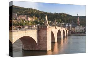 Karl Theodor Bridge with Stadttor Gate-Markus-Stretched Canvas