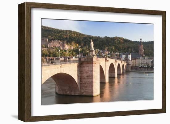 Karl Theodor Bridge with Stadttor Gate-Markus-Framed Photographic Print