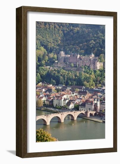 Karl Theodor Bridge with Stadttor Gate-Markus-Framed Photographic Print