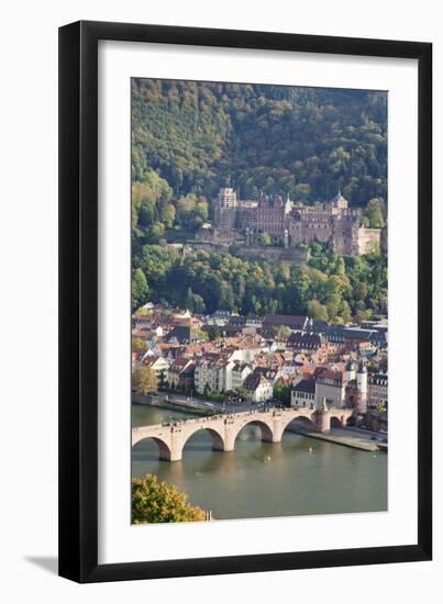 Karl Theodor Bridge with Stadttor Gate-Markus-Framed Photographic Print