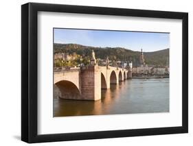 Karl Theodor Bridge with Stadttor Gate-Markus-Framed Premium Photographic Print