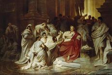 The Assassination of Julius Caesar-Karl Theodor von Piloty-Framed Giclee Print
