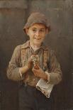 Shoeshine Boy-Karl Witkowski-Mounted Giclee Print