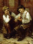 Shoeshine Boy-Karl Witkowski-Stretched Canvas