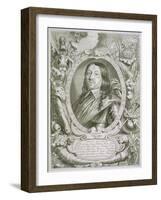 Karl X Gustav King of Sweden, from "Portraits Des Hommes Illustres," Published 1706-Anselmus Van Hulle-Framed Giclee Print