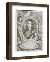 Karl X Gustav King of Sweden, from "Portraits Des Hommes Illustres," Published 1706-Anselmus Van Hulle-Framed Giclee Print