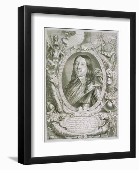 Karl X Gustav King of Sweden, from "Portraits Des Hommes Illustres," Published 1706-Anselmus Van Hulle-Framed Giclee Print