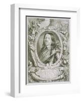 Karl X Gustav King of Sweden, from "Portraits Des Hommes Illustres," Published 1706-Anselmus Van Hulle-Framed Giclee Print