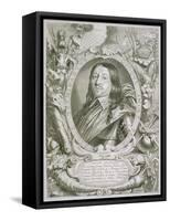 Karl X Gustav King of Sweden, from "Portraits Des Hommes Illustres," Published 1706-Anselmus Van Hulle-Framed Stretched Canvas