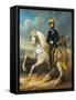 Karl XV, King of Sweden and Norway, c.1860-Carl Fredrik Kioerboe-Framed Stretched Canvas