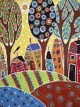 Houses Barn Landscape-Karla Gerard-Giclee Print