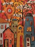 Red Roofs-Karla Gerard-Giclee Print