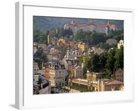 Karlovy Vary Spa Town, West Bohemia, Czech Republic-Walter Bibikow-Framed Photographic Print