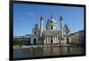 Karlskirche, a baroque church located on the south side of Karlsplatz, Vienna, Austria-Carlo Morucchio-Framed Photographic Print