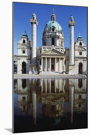 Karlskirche (Church of St Charles Borromeo)-null-Mounted Giclee Print