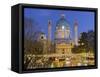 Karlskirche, Karlsplatz, Christmas Market, 1st District, Vienna, Austria-Rainer Mirau-Framed Stretched Canvas