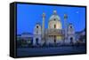 Karlskirche (St. Charles's Church), Vienna, Austria-Ivan Vdovin-Framed Stretched Canvas