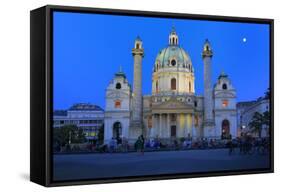 Karlskirche (St. Charles's Church), Vienna, Austria-Ivan Vdovin-Framed Stretched Canvas